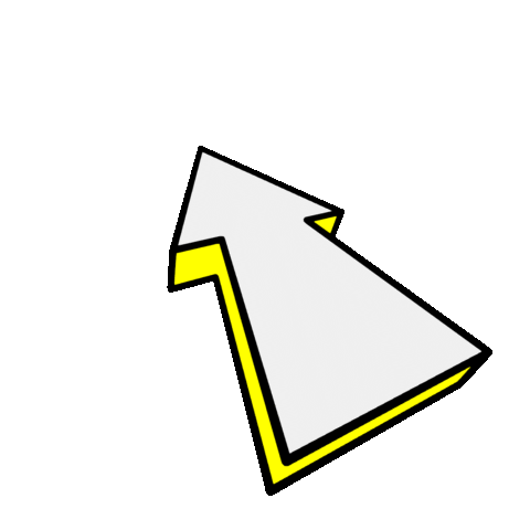 Arrow Click Sticker by fraenk