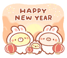 New Year Yearoftherabbit Sticker by BREAD TREE