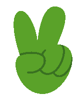 Peace Hands Sticker