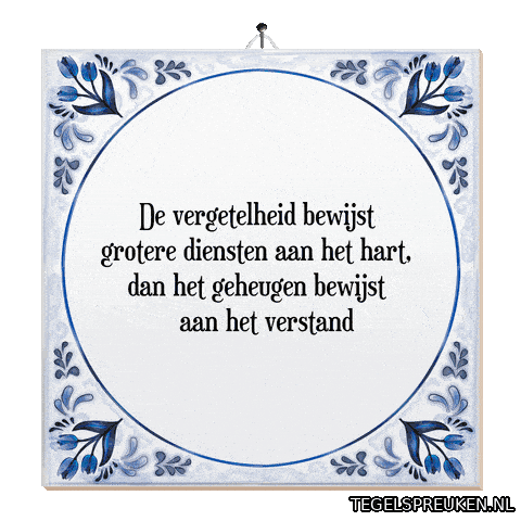 Hart Ontspanning Sticker by Tegelspreuken.nl