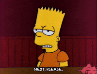 Tired Season 3 GIF by The Simpsons