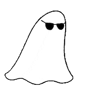 Halloween Ghost Sticker