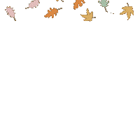 Falling Leaves Fall Sticker by Retro Hip Co.