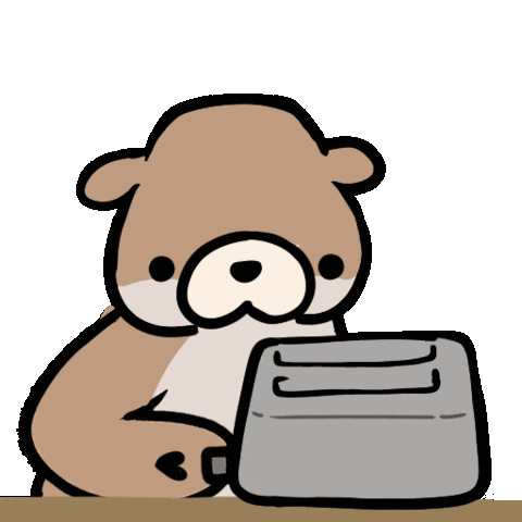 Good Morning Sticker by Ottie and Otter