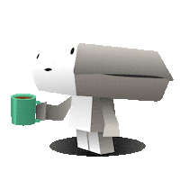 byRega coffee cup caffeine rega Sticker