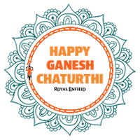 Ganesh Chaturthi Sticker by Royal Enfield