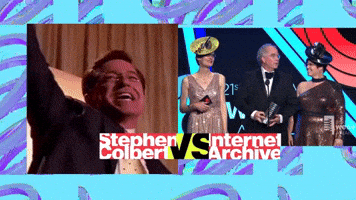 Stephen Colbert vs Internet Archive