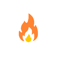 Fire Sticker by Kingdomcity