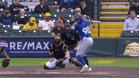 Hit It Home Run GIF by Toronto Blue Jays