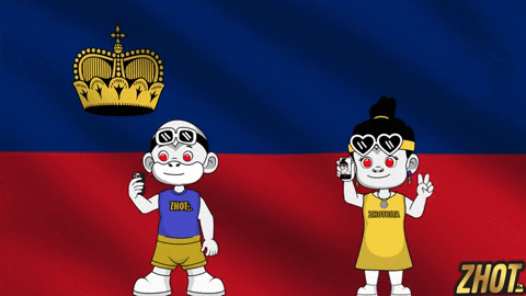 Liechtenstein Flag GIF by Zhotcita