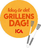Alltidlägeförgrill Sticker by @ica_reklam