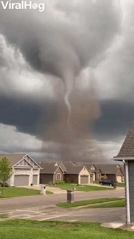 Funnel Cloud Floats Over Kansas Community