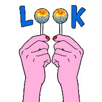Pink Look Sticker by Chupa Chups Japan