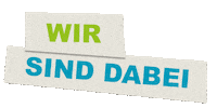 Wir Sind Dabei Sticker by VdZ e.V.