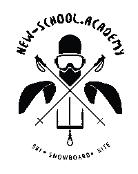 NewSchoolAcademy snowboard skischool snowboardlessons newschoolacademy Sticker