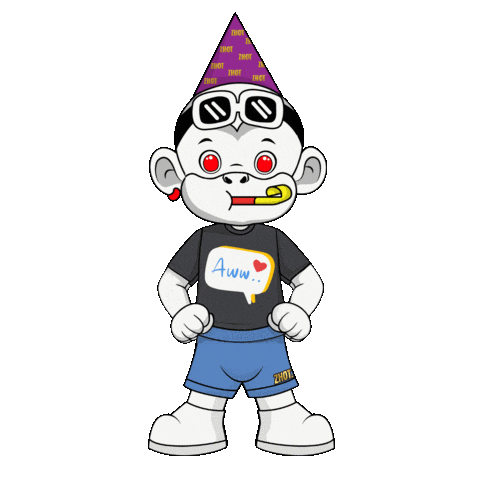Birthday Party Drawing Sticker by Zhot
