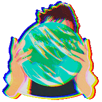 youtube glitch Sticker by WATMag