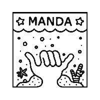 coral reef fish Sticker by MANDA