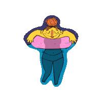 Summer Swimming Sticker