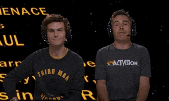 Nolan North Laugh GIF by RETRO REPLAY