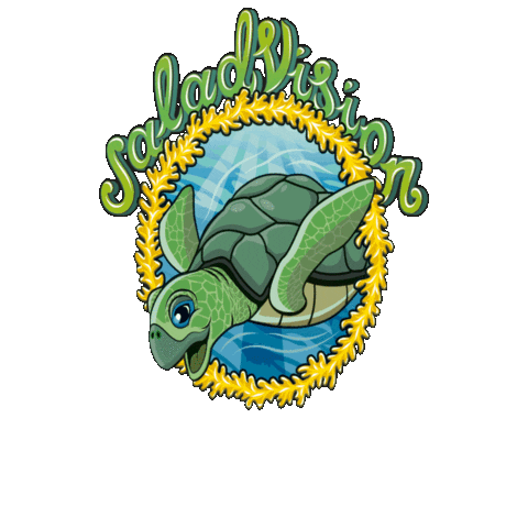 SaladVision giphygifmaker summer vegan fruit Sticker