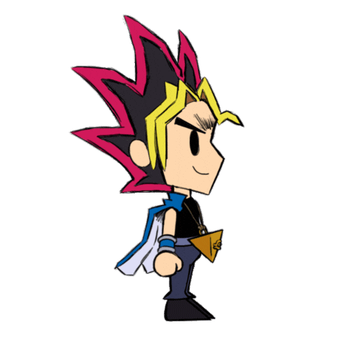 doodle_dayzz anime walking yugioh tcg Sticker