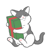 Thank U Cat Sticker by GORO