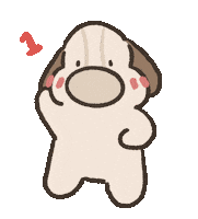狗 加油 Sticker