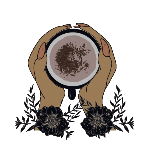 Tea Time Sticker by Rhianna Moon