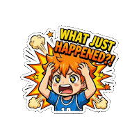 Tired What Just Happened Sticker
