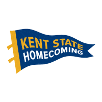 Golden Flashes Homecoming Sticker by Kent State Alumni