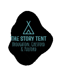 thestorytentwithhannah chester wrexham broughton thestorytent Sticker