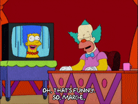 pretend marge simpson GIF