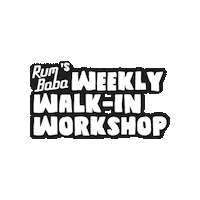 Workshop Sticker by Rum Baba coffeeroasters