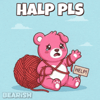 Sad Teddy Bear GIF by BEARISH