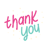 Fun Thank You Sticker by Tracy Myers