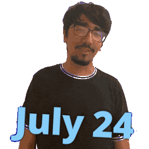 July 24 Sticker