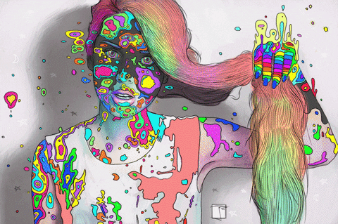 rave psychedelia GIF by Phazed