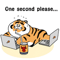 Work Tiger Sticker by Bu2ma