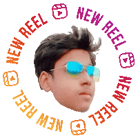 Hi I Am Sohaib Sticker by BORN ON INSTAGRAM