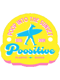 Poositive Sticker by thewildventures