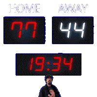 44 Away Sticker