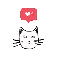 I Love You Cat Sticker
