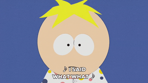 scared butters stotch GIF by South Park 