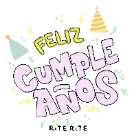 Celebration Cumple Sticker by Rite Rite