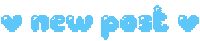 Pixel New Post Sticker