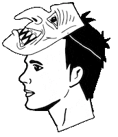 Two-Faced Sticker Sticker by Alec Benjamin