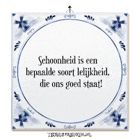 Reflectie Verandering Sticker by Tegelspreuken.nl