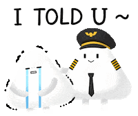 Told You Sticker by TripPlus