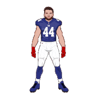 New York Giants Football Sticker by SportsManias